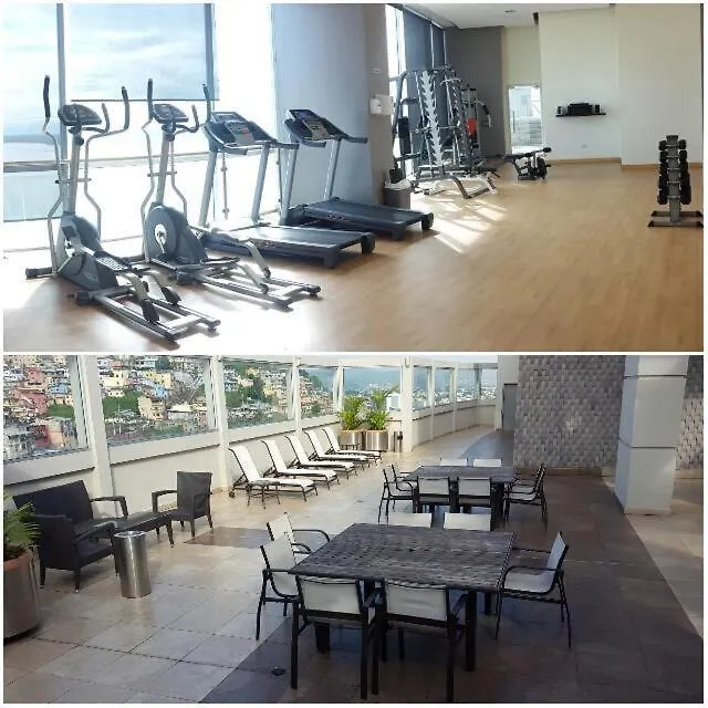 Puerto Santa Ana Riverfront Vista Al Faro Appartement Guayaquil